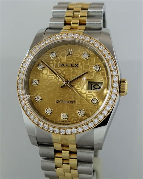 rolex datejust diamond bezel.